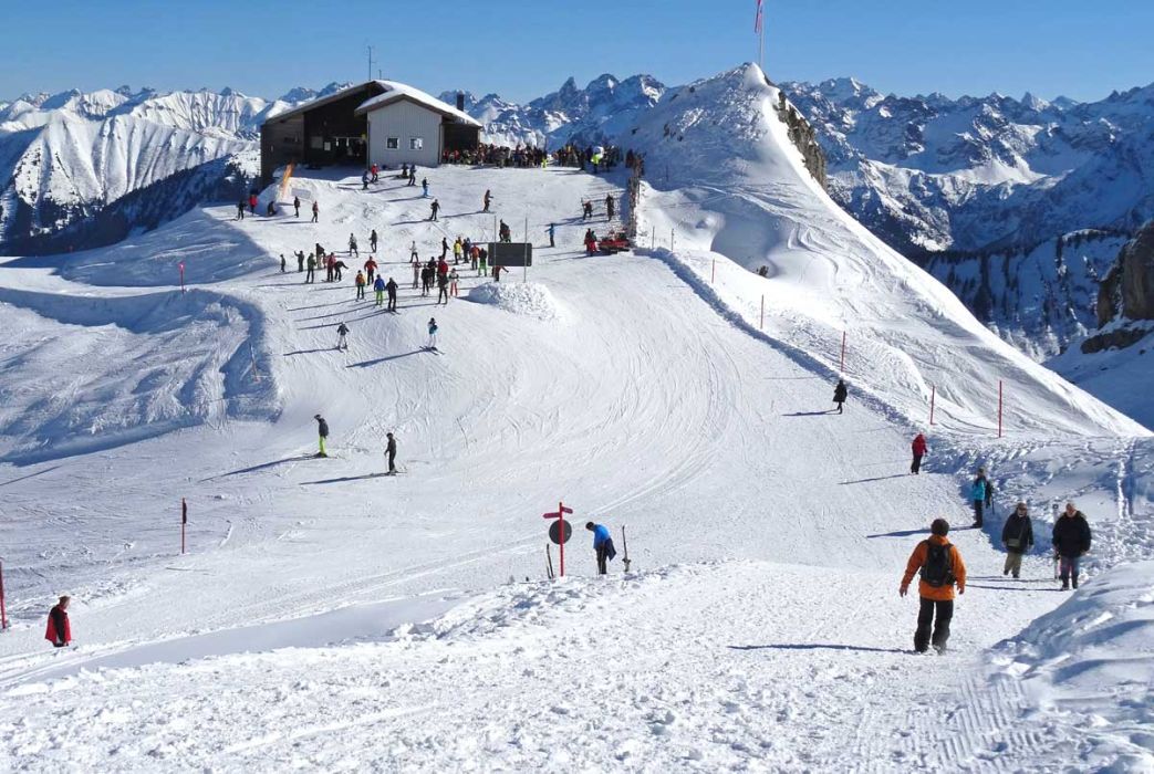Ski Alpin in den Alpen
